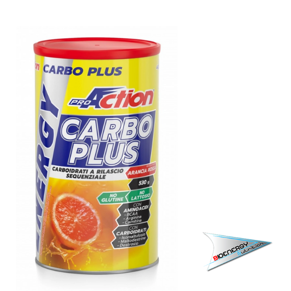 Pro Action- CARBO PLUS (Conf. 530 gr)    Arancia   